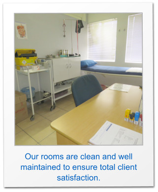 Our rooms are clean and well maintained to ensure total client satisfaction.